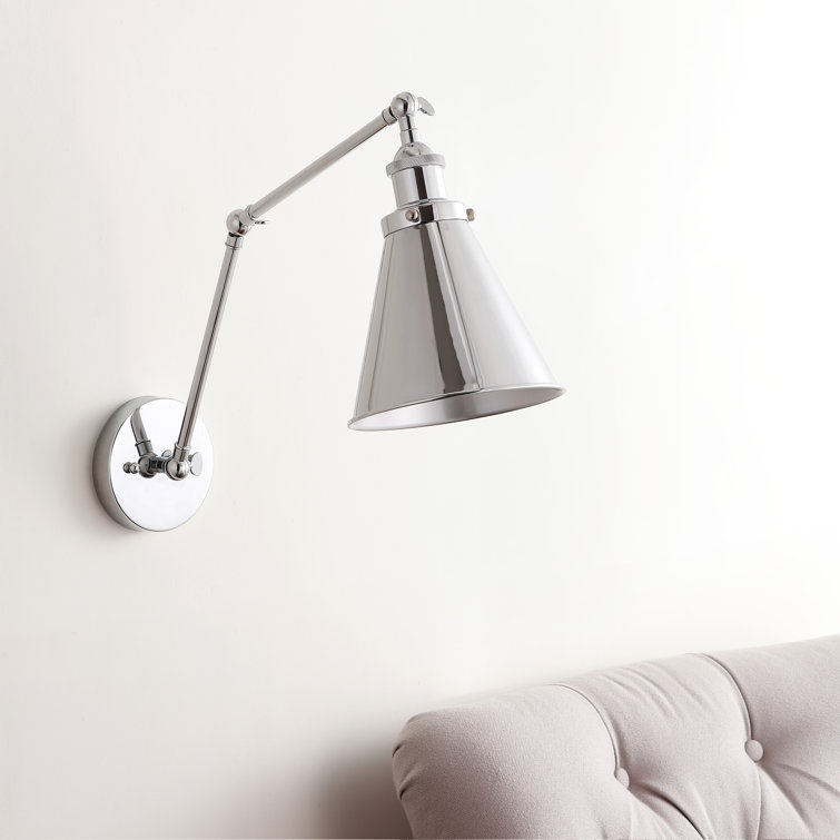 Rover 7" Chrome LED Swing Arm Wall Sconce - Polished Finish
