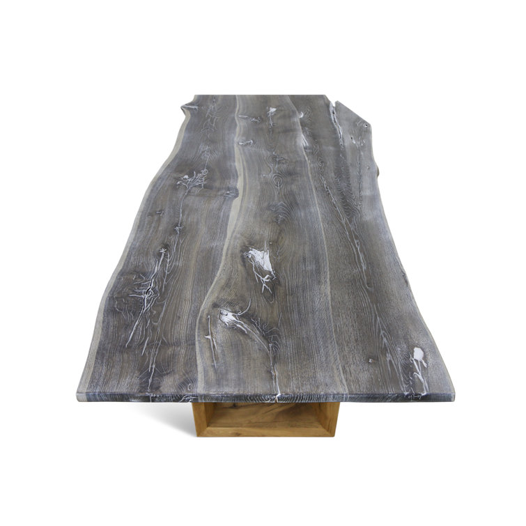 Baum 78.5'' Solid Wood Rectangular Dining Table with German Oil Finish