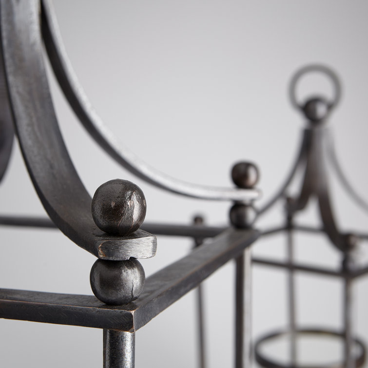 Foxboro Contemporary 30" Aluminum & Glass Candelabra in Dark Copper