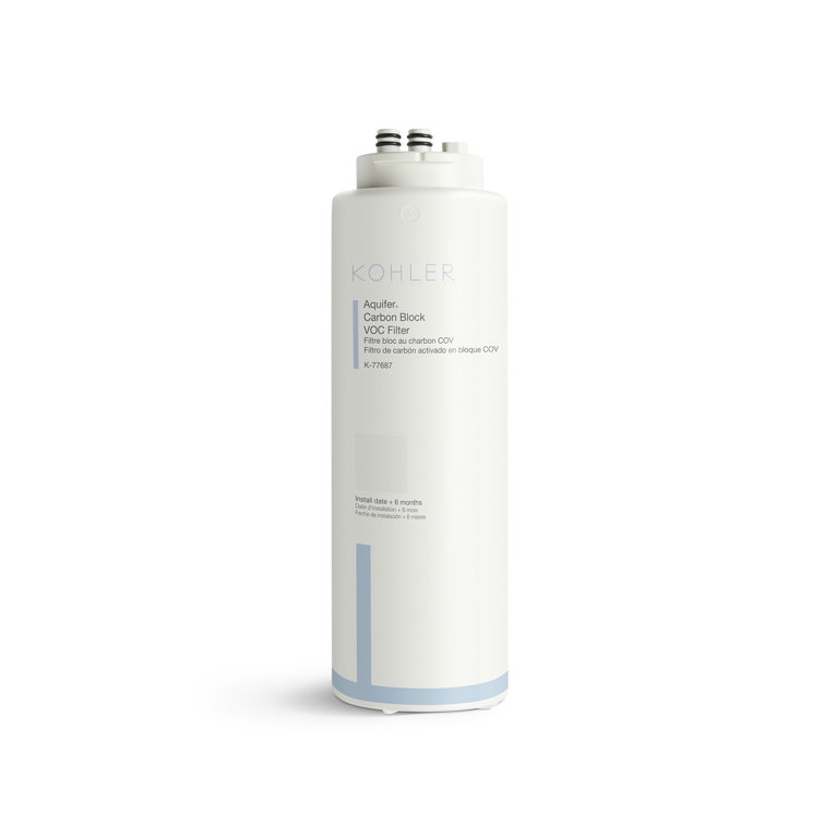 Kohler Aquifer White Carbon Block Replacement Filter Cartridge
