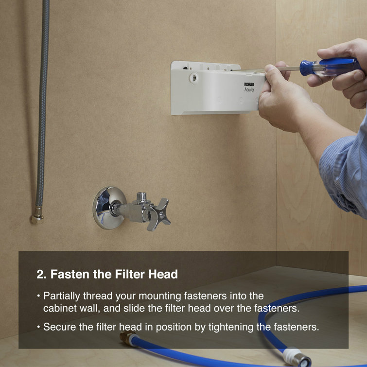 Kohler Aquifer Double Cartridge Under-Sink Water Filtration System