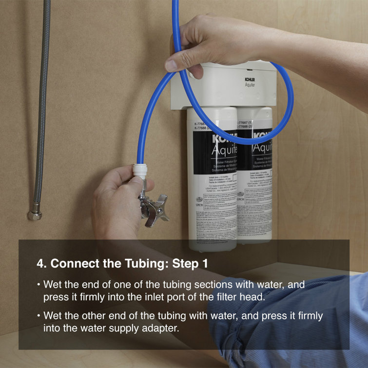 Kohler Aquifer Double Cartridge Under-Sink Water Filtration System