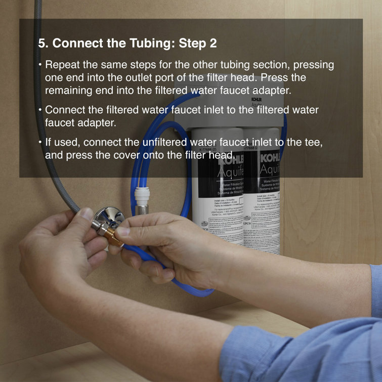 Kohler Aquifer Double Cartridge Under-Sink Water Filtration System