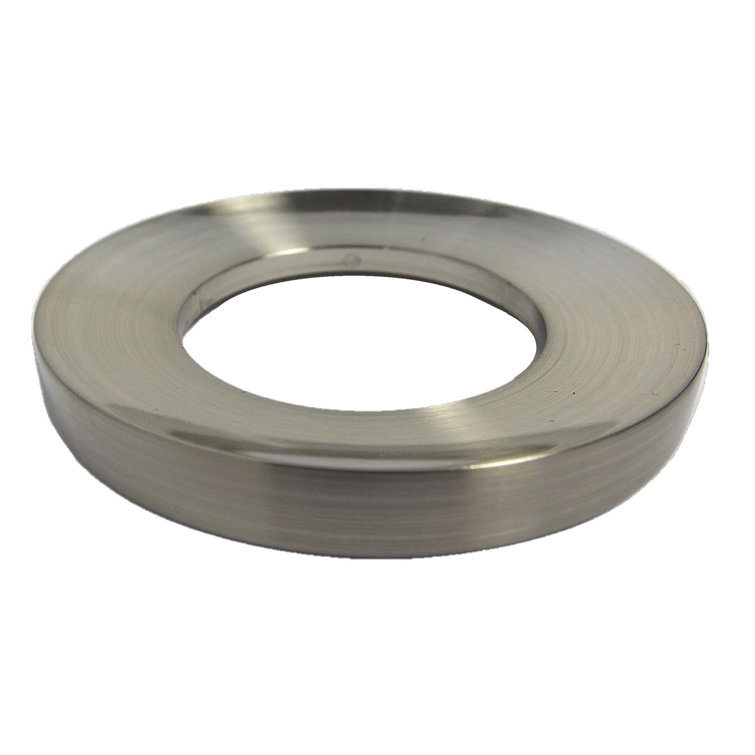 Brushed Nickel Vessel Sink Mounting Ring for Stability and Clean Look