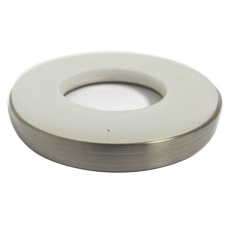 Brushed Nickel Vessel Sink Mounting Ring for Stability and Clean Look
