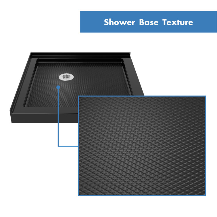 Aqua-Q Fold 32" x 32" Frameless Bifold Shower Kit with Brushed Nickel Finish