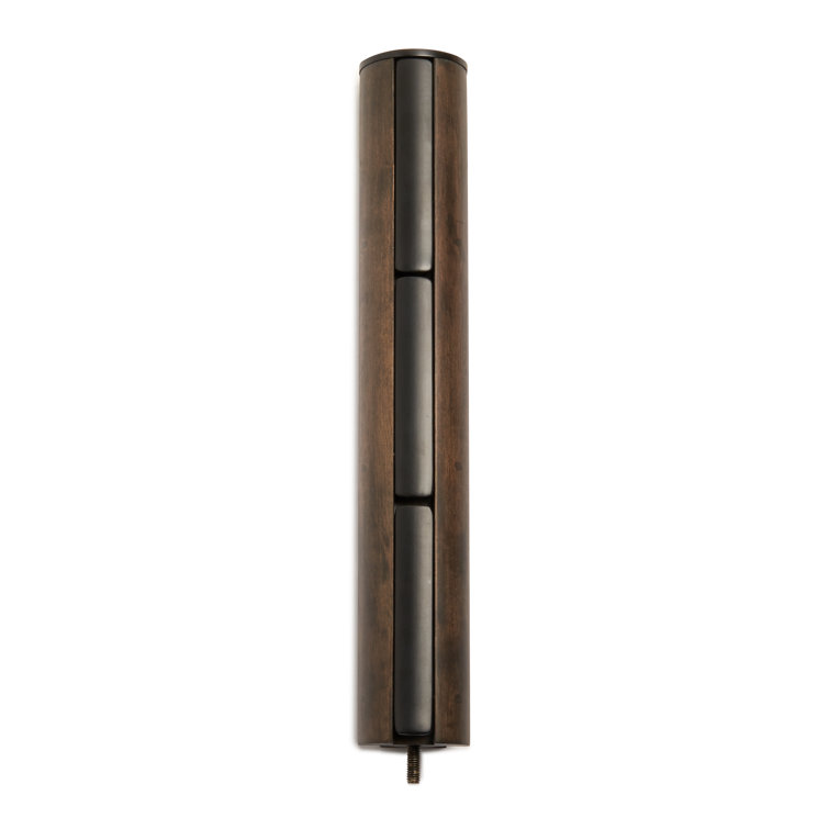 Flapper Sleek Black/Walnut 9-Hook Freestanding Coat Rack