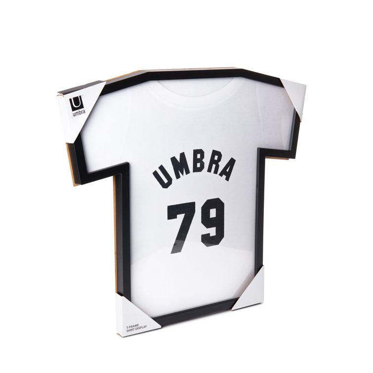 Classic Black Acrylic Wall-Mounted T-Shirt Display Frame