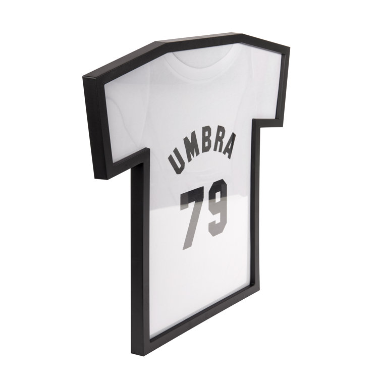 Classic Black Acrylic Wall-Mounted T-Shirt Display Frame