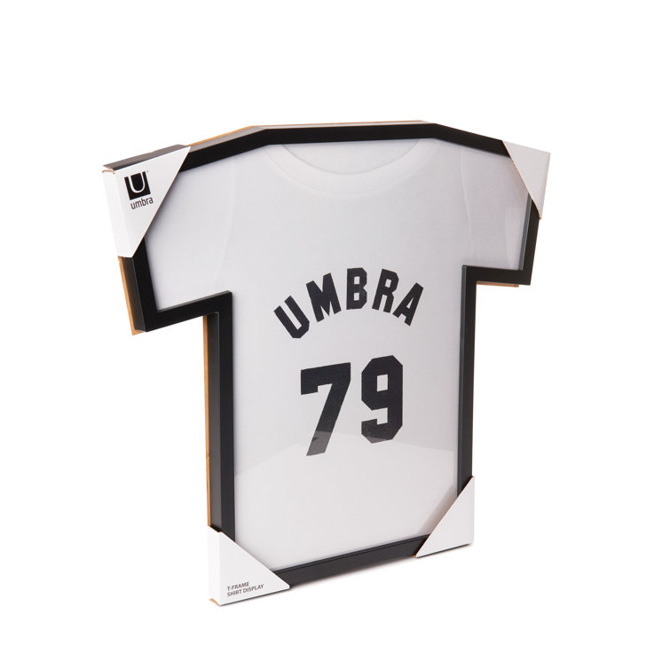 Classic Black Acrylic Wall-Mounted T-Shirt Display Frame