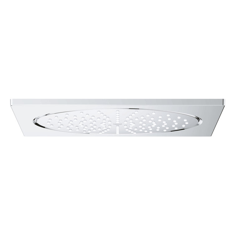 Chrome 10" Square Ceiling Mounted Rain Shower Head