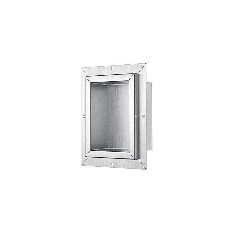 Stainless Steel Waterproof Shower Niche Organizer Shelf