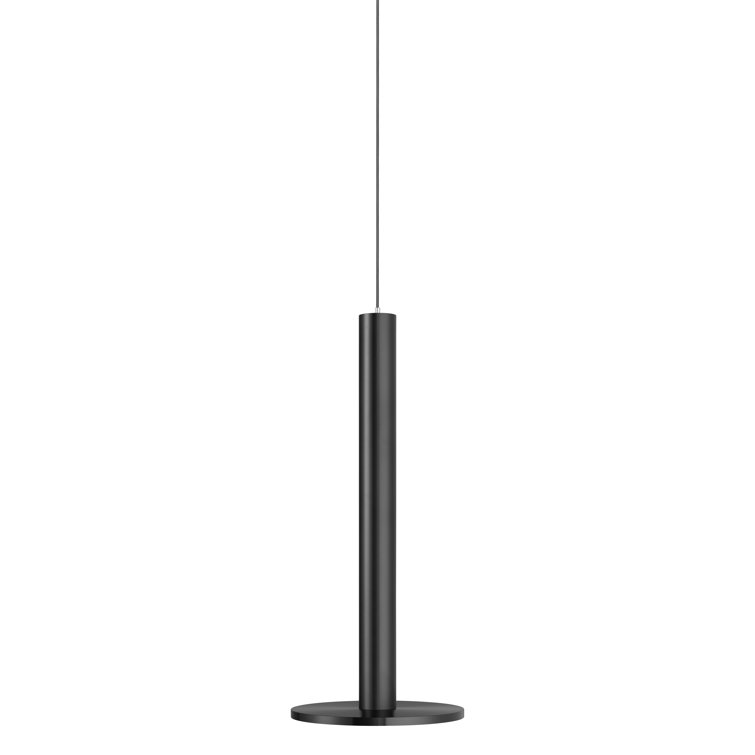 Cielo XL Minimalist Black Aluminum LED Pendant Light