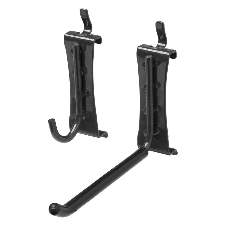 Granite Metal Slatwall J & L Hooks 8-Pack