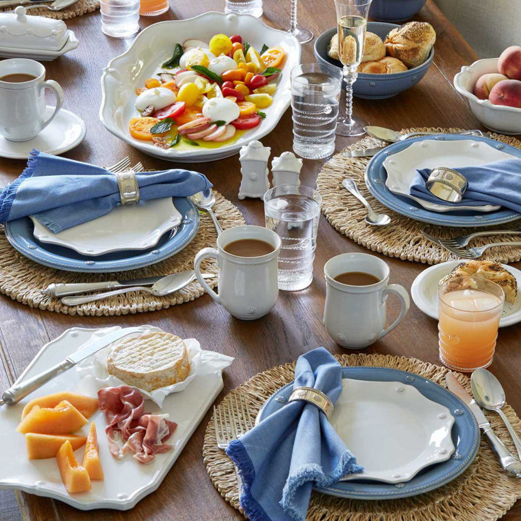 Chambray Berry & Thread 11" Ceramic Dinner Plate