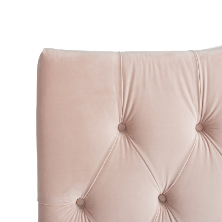 Beige Linen Tufted Queen Upholstered Headboard