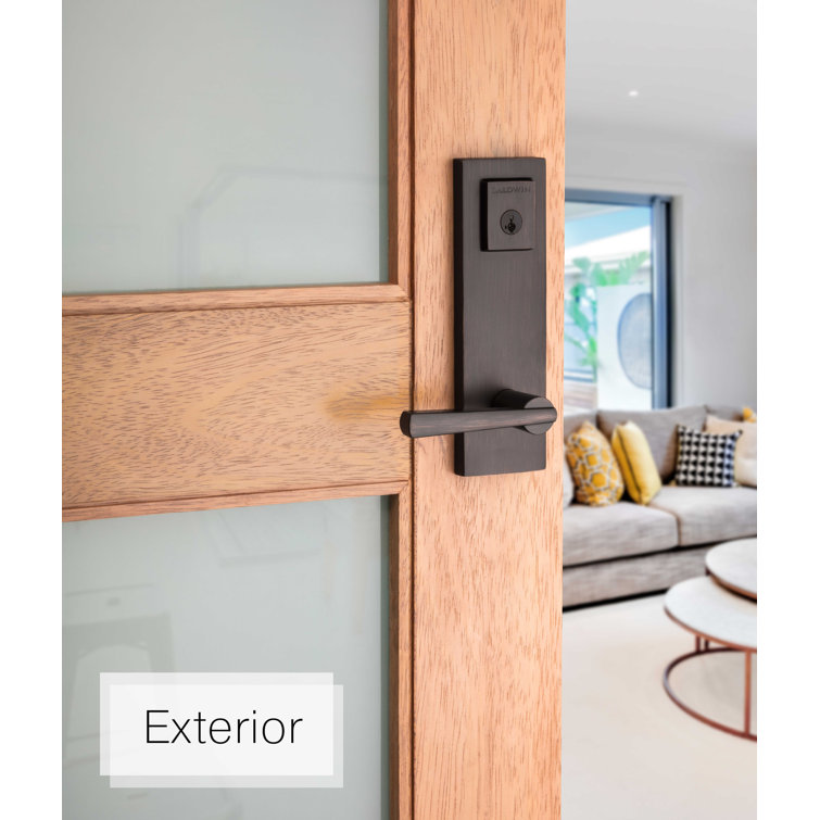 Venetian Bronze SmartKey Single Cylinder Entry Door Handleset