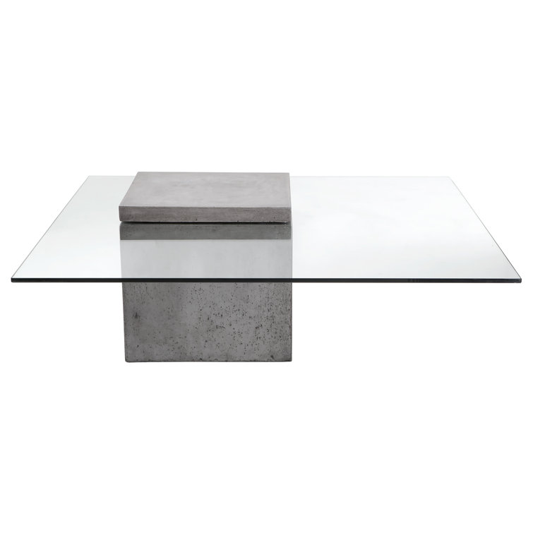 Grange Anthracite Grey Rectangular Outdoor Glass Coffee Table