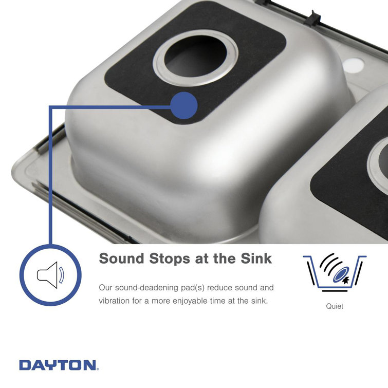 Dayton 25" Stainless Steel Single Bowl Drop-In Sink