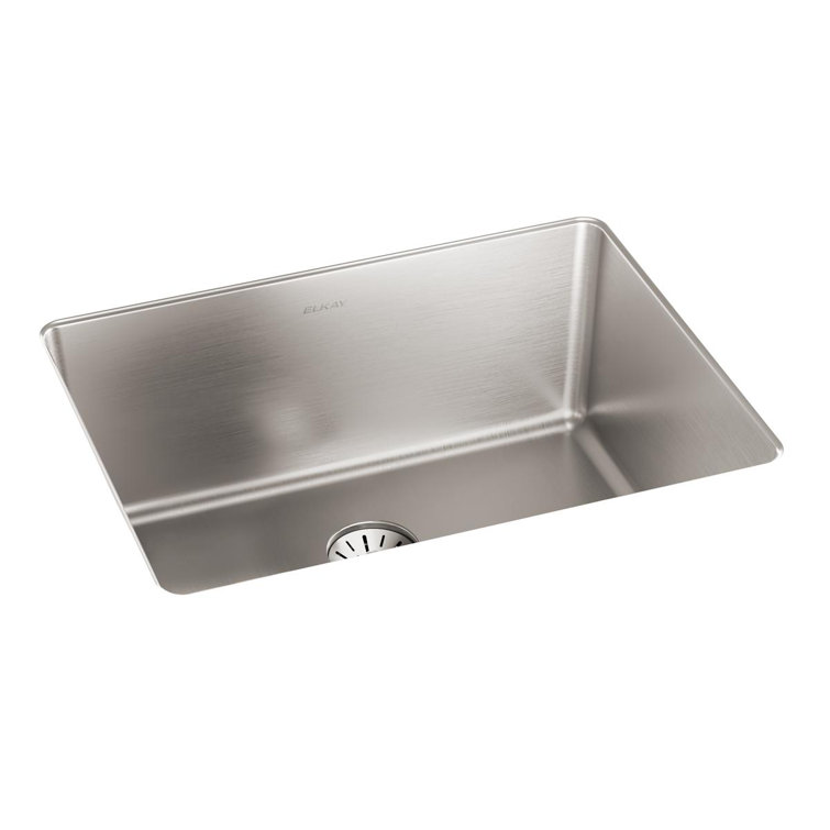 Lustrous Satin Stainless Steel Single Bowl Undermount Sink