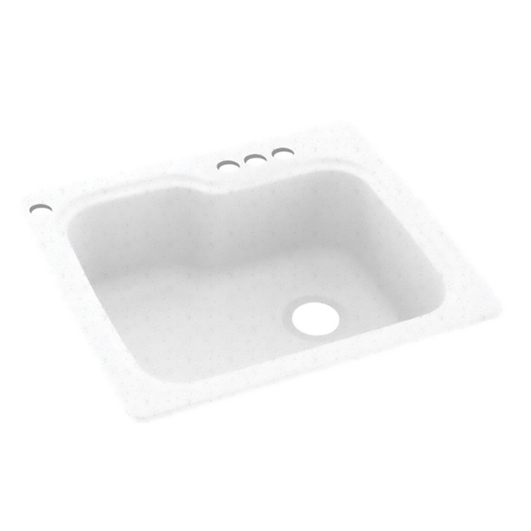 Prairie Matte Solid Surface Single Bowl Kitchen Sink