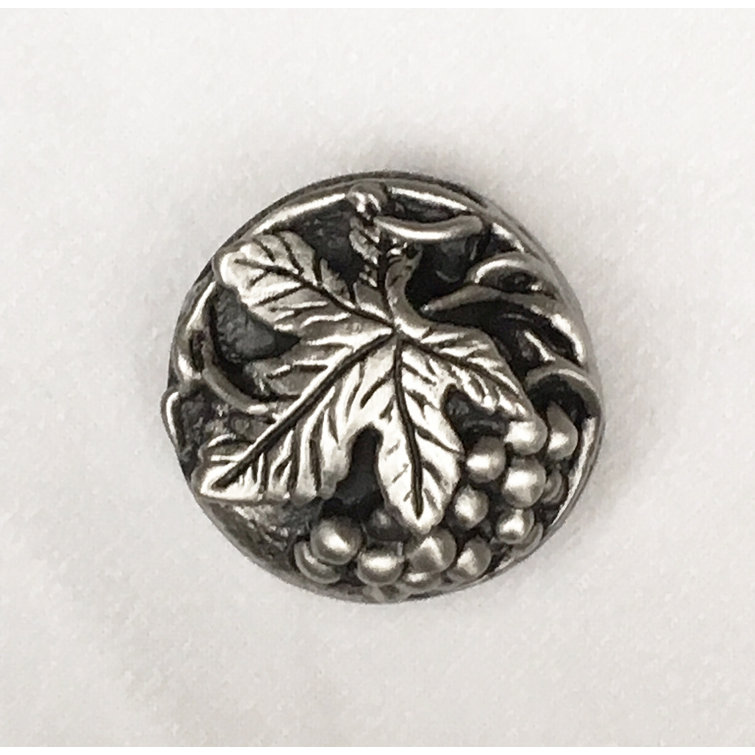GrapeVine 1-1/2" Satin Pewter Novelty Knob