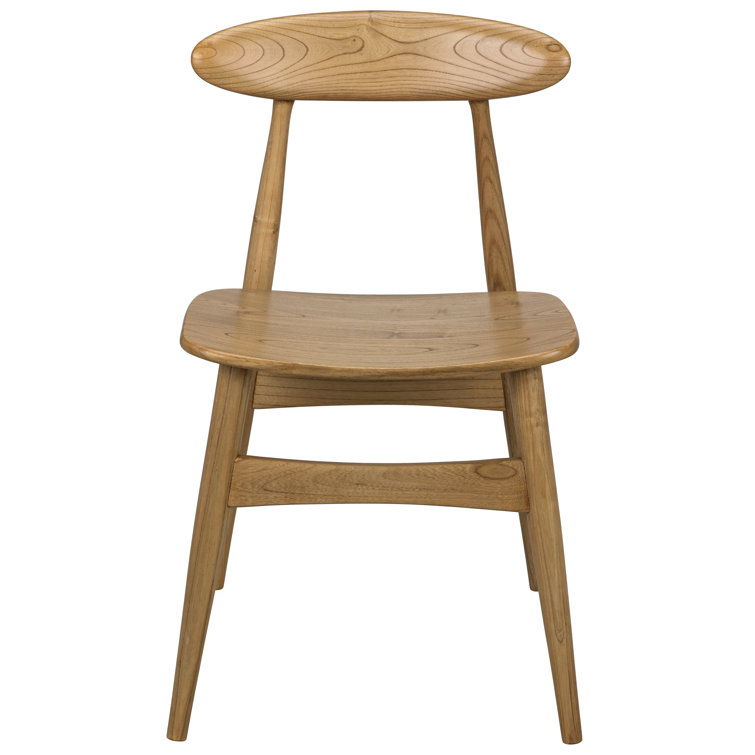 Surf Natural Upholstered Solid Wood Side Chair