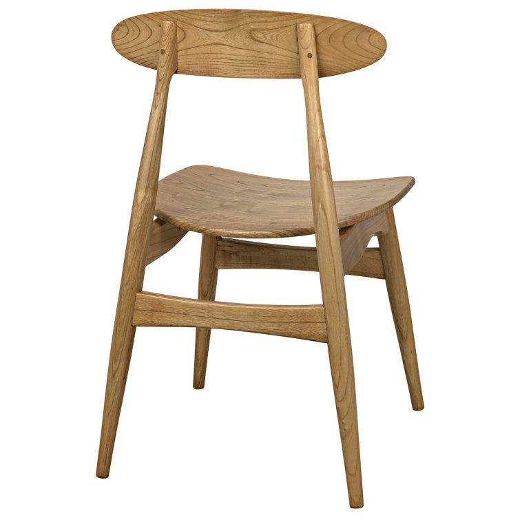 Surf Natural Upholstered Solid Wood Side Chair