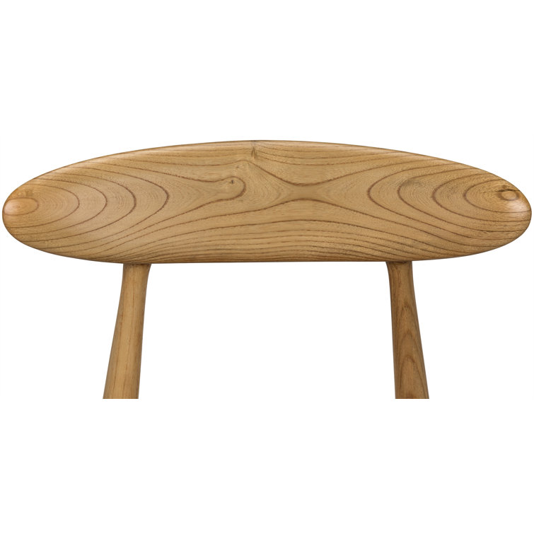 Surf Natural Upholstered Solid Wood Side Chair