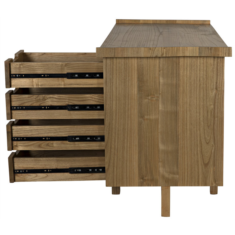 Kennedy 56.5'' Black Solid Wood Writing Desk with Drawer