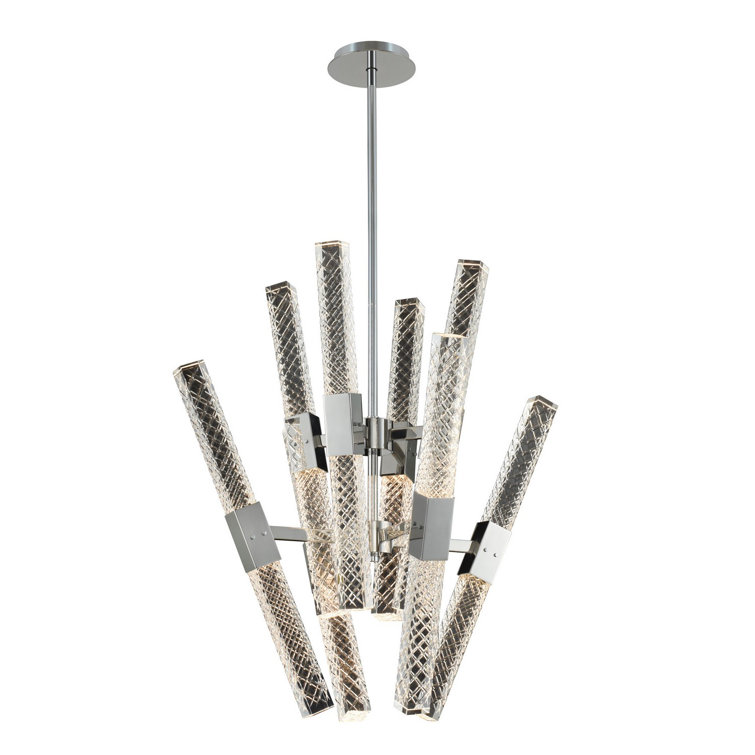 Apollo 16 - Light Dimmable LED Sputnik Modern Linear Chandelier
