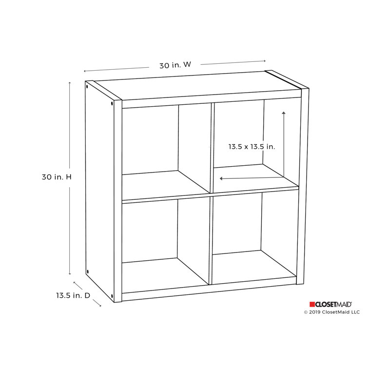 Graphite Gray 30" Kids Cube Storage Organizer