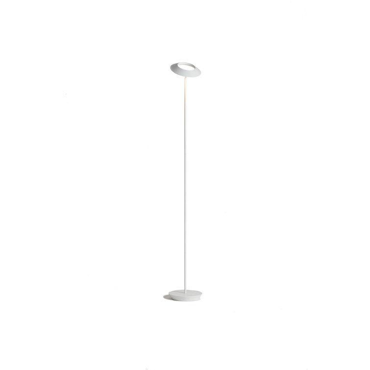 Edison 45.5'' Matte White Adjustable LED Floor Lamp