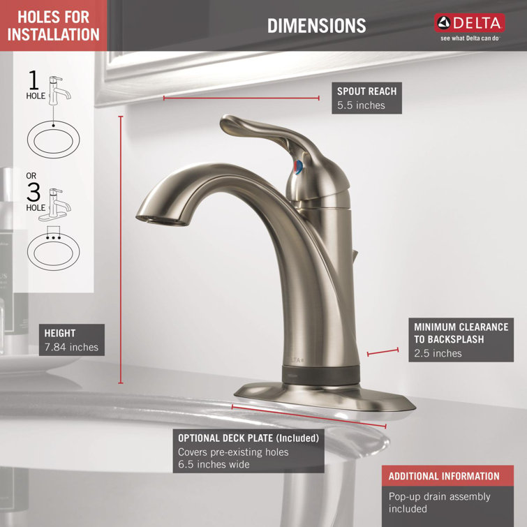Sleek Stainless Steel Single-Hole Touch Faucet with ADA Compliance