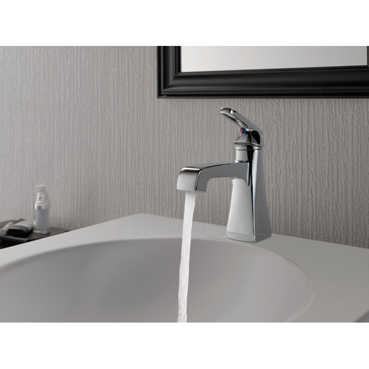 Ashlyn Chrome Single Handle Modern Bathroom Faucet
