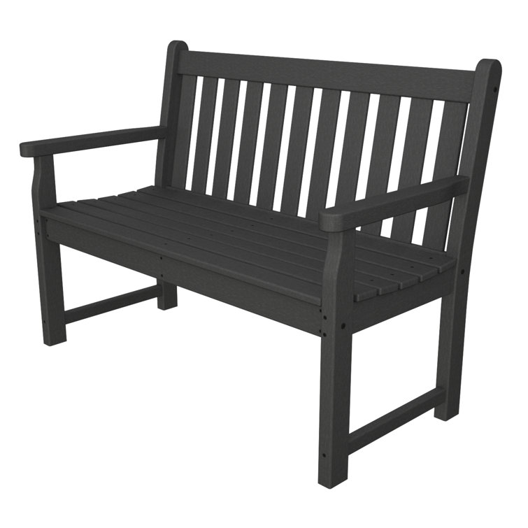Slate Gray Recycled Plastic Garden Bench