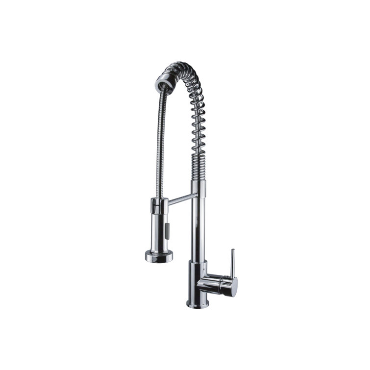 Luxurious Chrome Pull-Out Spray Kitchen Faucet with Stainless Steel
