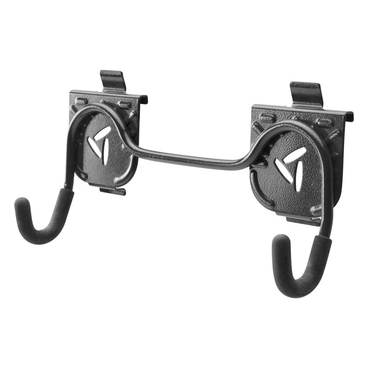 Granite Black Steel Dual Hook for Heavy Items