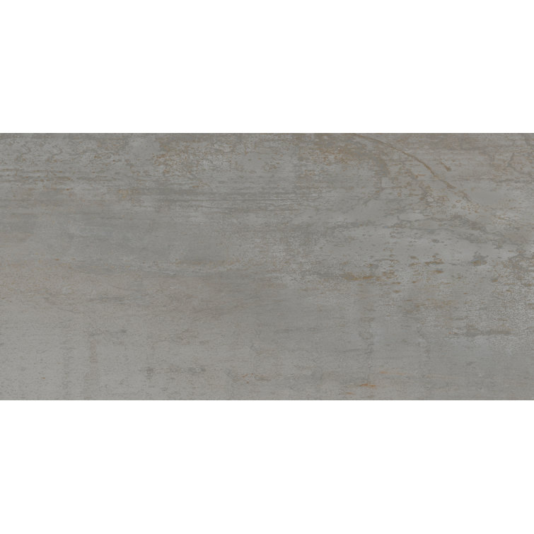 Oxide Magnetite 12'' x 24'' Matte Metallic Porcelain Tile