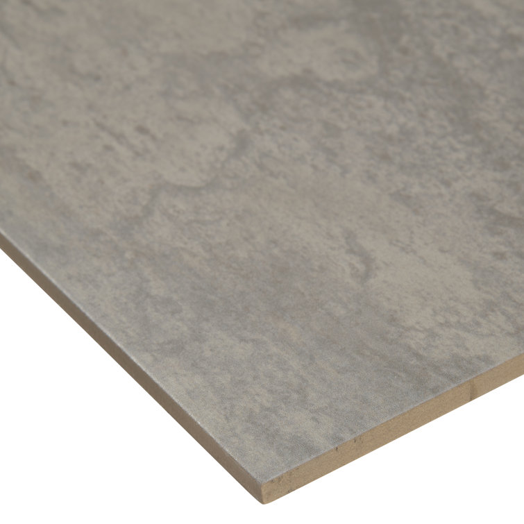 Oxide Magnetite 12'' x 24'' Matte Metallic Porcelain Tile