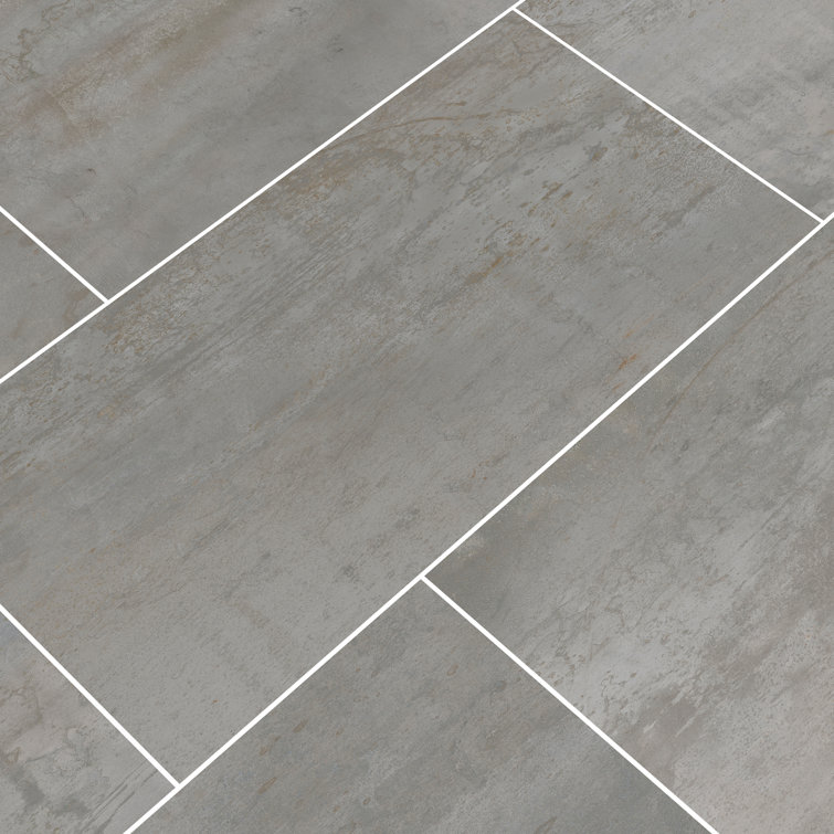 Oxide Magnetite 12'' x 24'' Matte Metallic Porcelain Tile