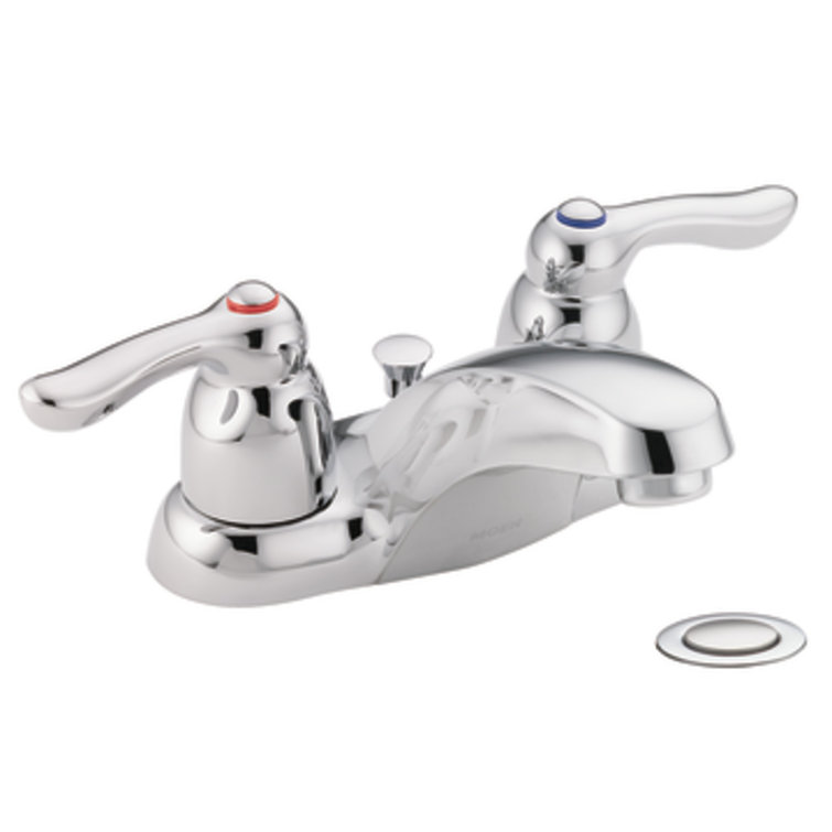 Eco-Friendly Chrome Centerset Commercial Bathroom Faucet