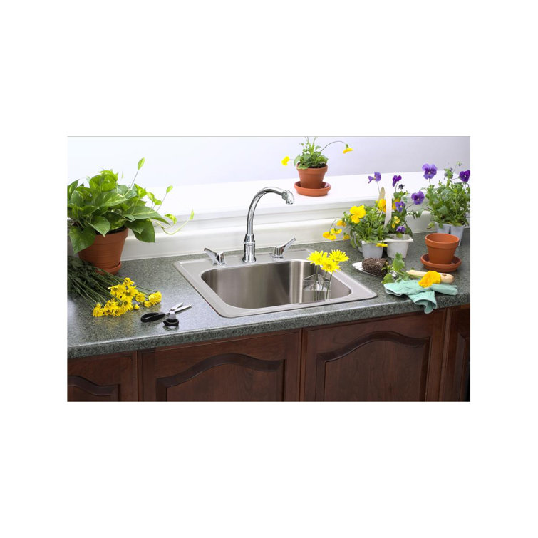 Celebrity 20" Stainless Steel Single Bowl Drop-In Sink