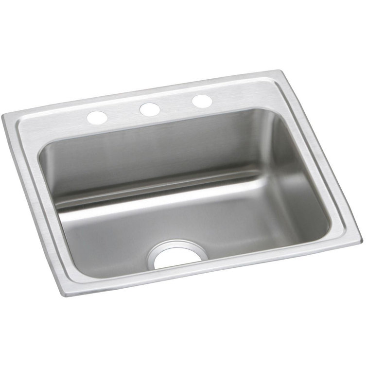 Elkay 22" Stainless Steel Single Bowl Drop-In Kitchen Sink
