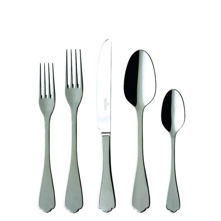 Medina 20-Piece Polished Stainless Steel Flatware Set