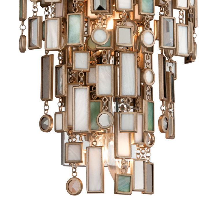 Contemporary Modern Silver 15.75" Wall Sconce