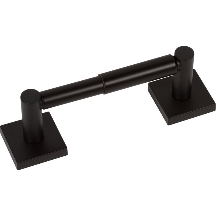 1100 Series Matte Black Wall Mounted Toilet Paper Holder