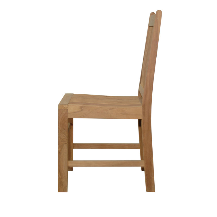 Saratoga Natural Teak Outdoor Dining Side Chair