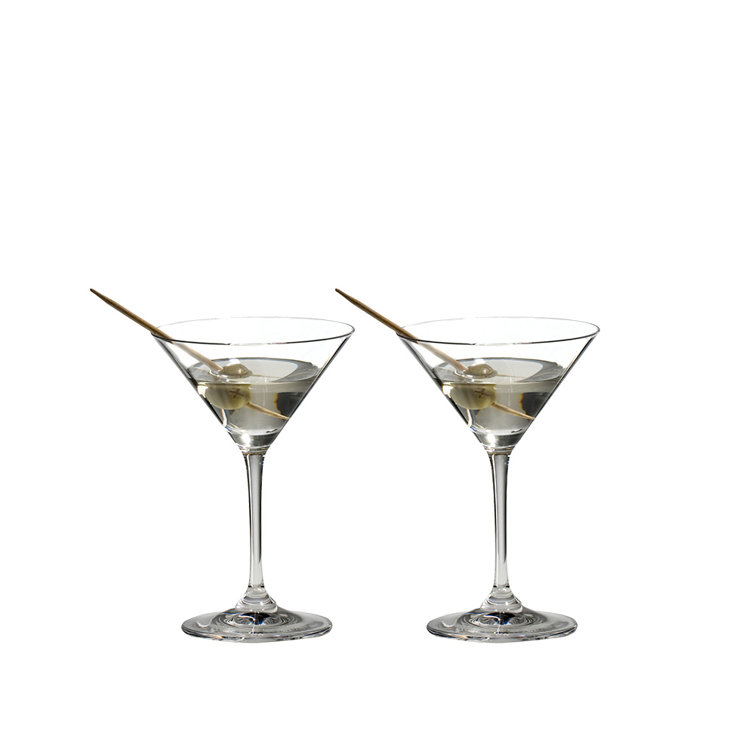 Riedel Vinum Clear Crystal Martini Glass Set of 2
