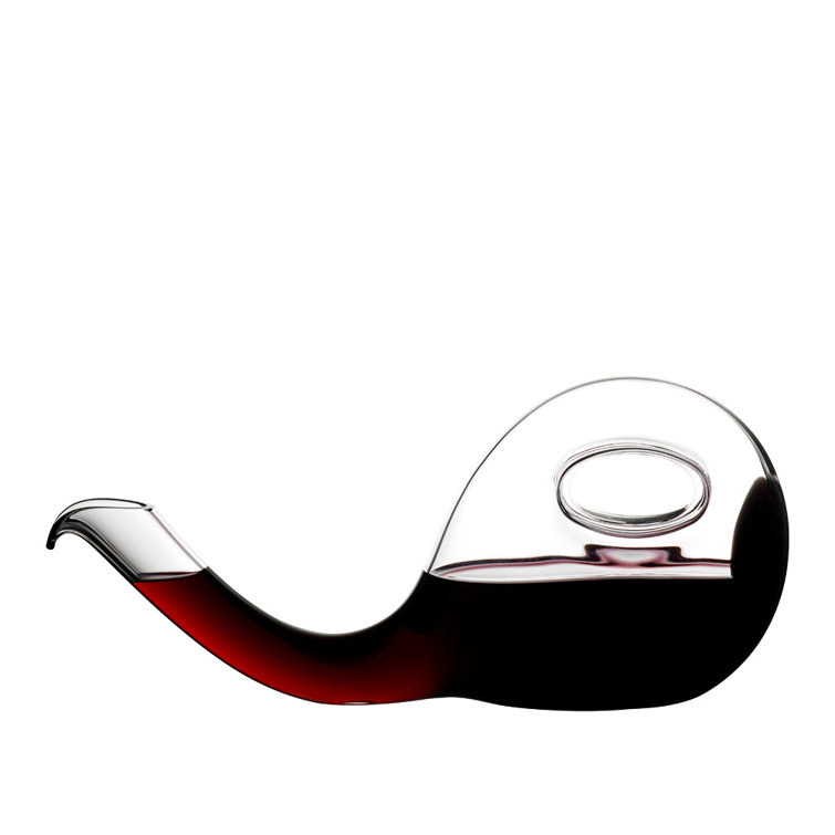 Handmade Crystal Glass Double Aeration Wine Decanter